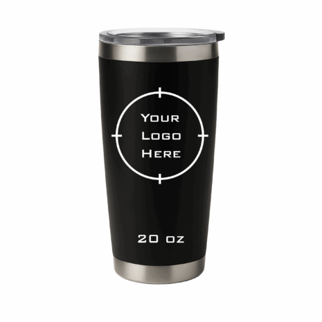 Engraved 20oz Stainless Steel Tumbler_Black Engraved 20oz Stainless Steel Tumbler_Black