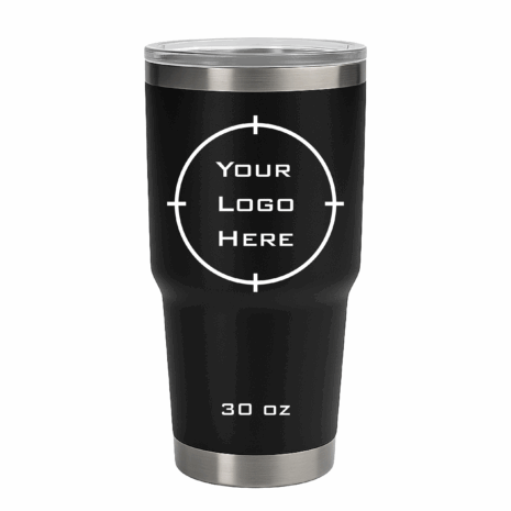 Engraved 30oz Stainless Steel Tumbler_Black Engraved 30oz Stainless Steel Tumbler_Black
