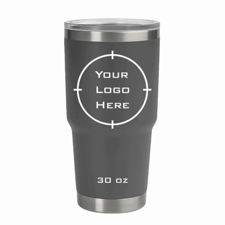 Engraved 30oz Stainless Steel Tumbler_Gray Engraved 30oz Stainless Steel Tumbler_Gray