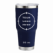 Engraved 30oz Stainless Steel Tumbler_Navy Blue