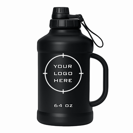 Engraved 64oz Stainless Bottle_Black Engraved 64oz Stainless Bottle_Black